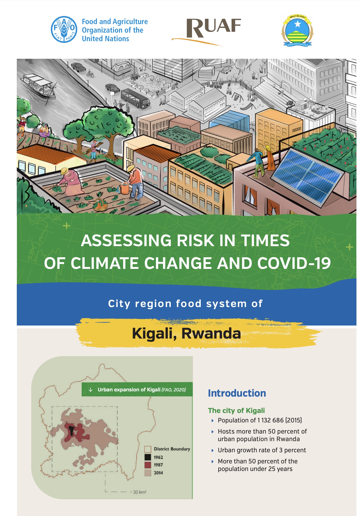 Assessing risk in times of climate change and COVID-19: Kigali, Rwanda