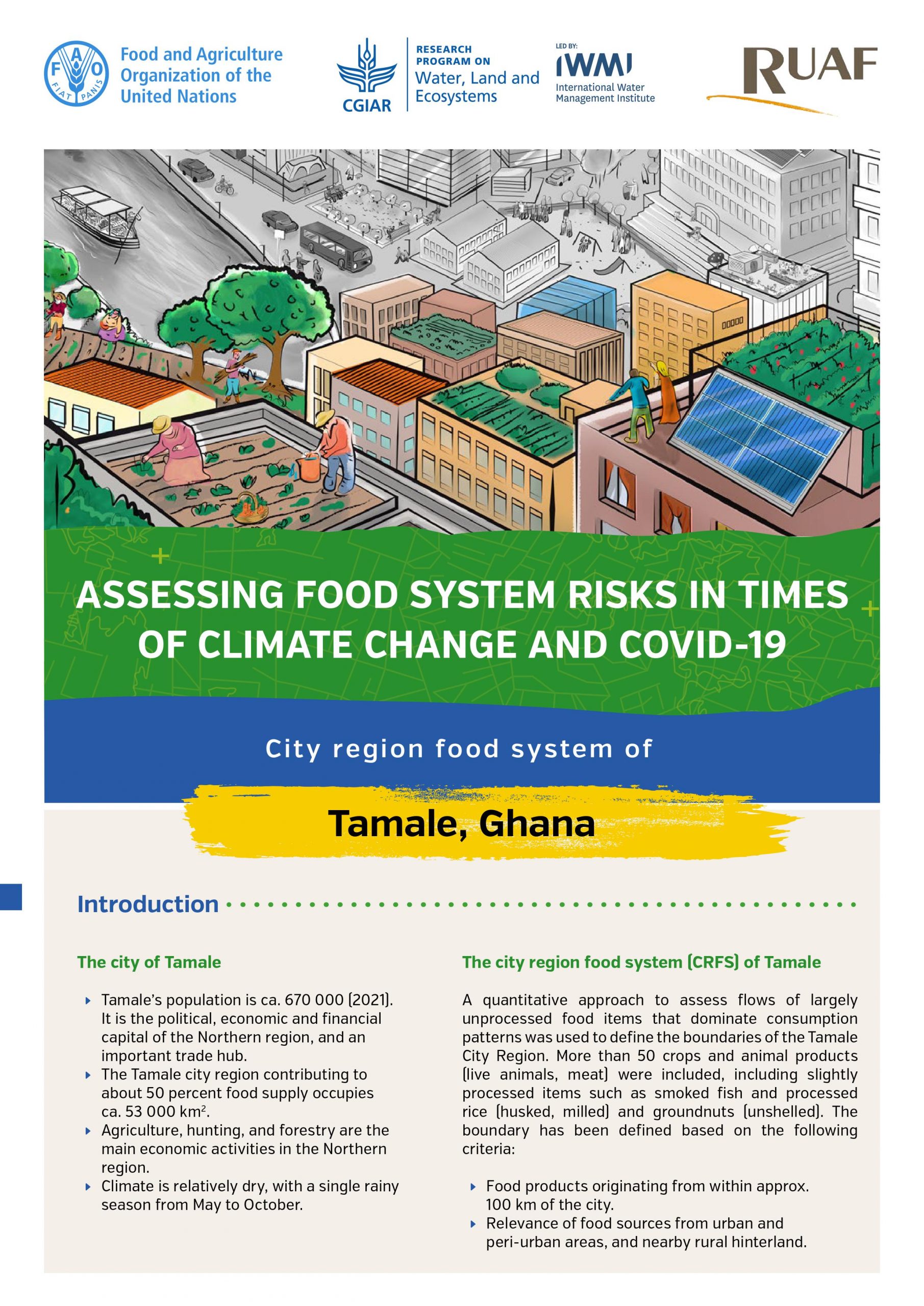 Assessing risk in times of climate change and COVID-19: City region food system of Tamale, Ghana