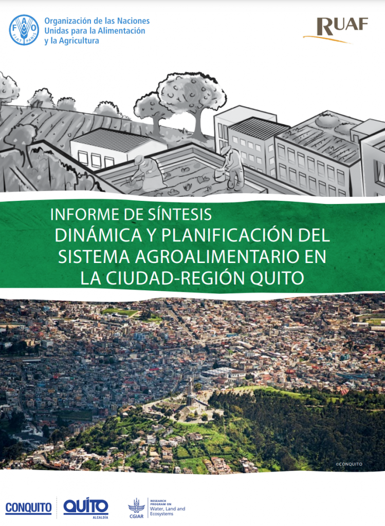 Informe de síntesis dinámica y planificación del sistema agroalimentario en la ciudad-región Quito