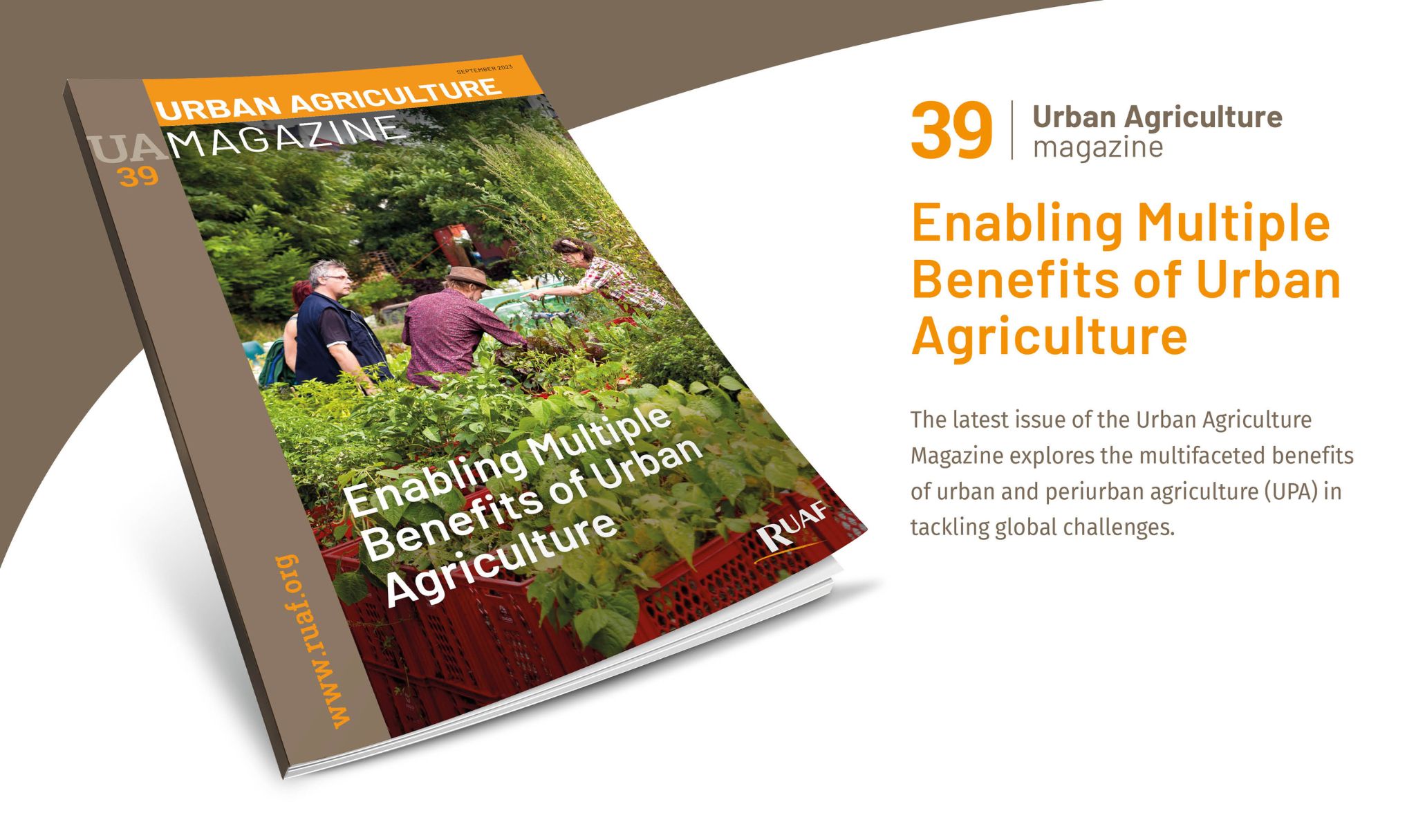 Launch of the Urban Agriculture Magazine 39: Enabling Multiple Benefits of Urban Agriculture