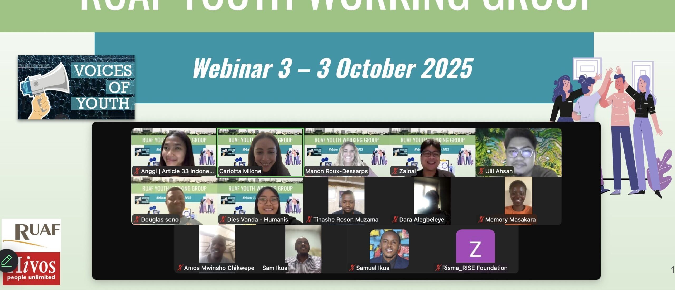 RUAF Youth Working Group connects global policy to local action: reflections on the CFS recommendations